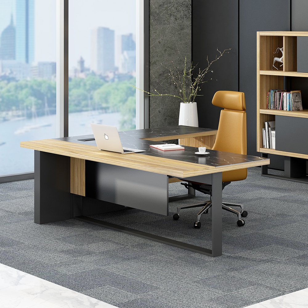 Modern office L Executive desk