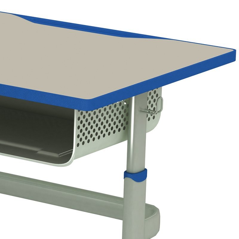 Adjustable Single School Desk And Chair