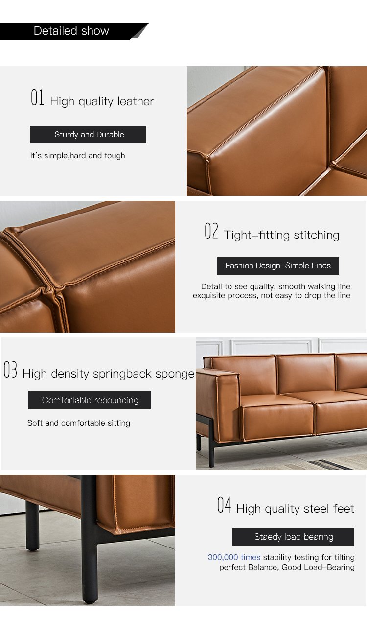 Modern Office Leather Sofa