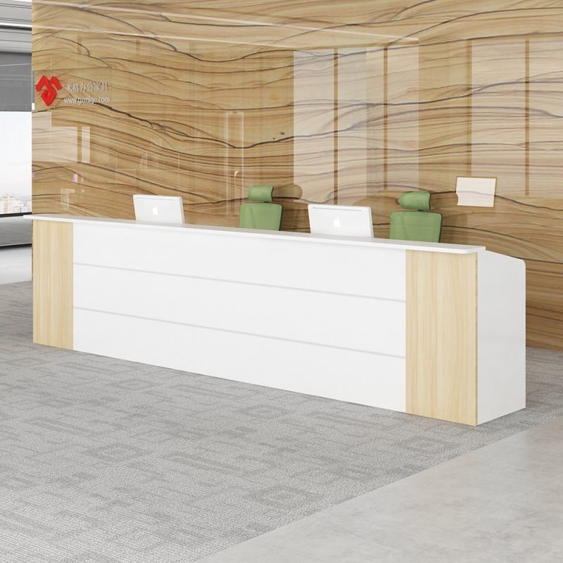 White Salon Reception Desk