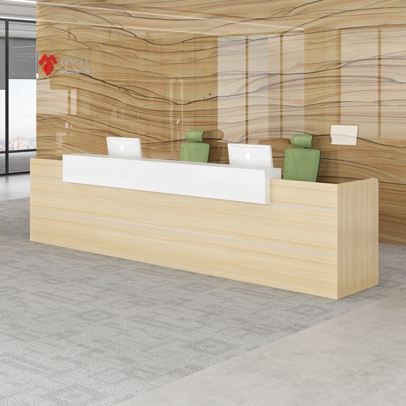 Commercial Melamine Reception Desk In Office