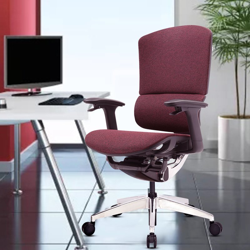 Fabric Ergonomic Office Chair Mid Back Swivel Executive Chair