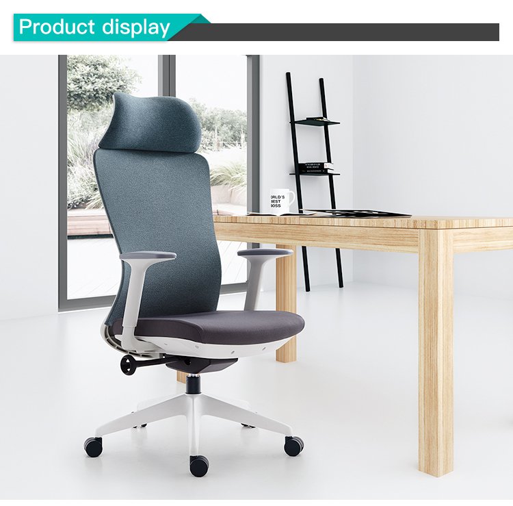 Chaise de bureau confortable en tissu