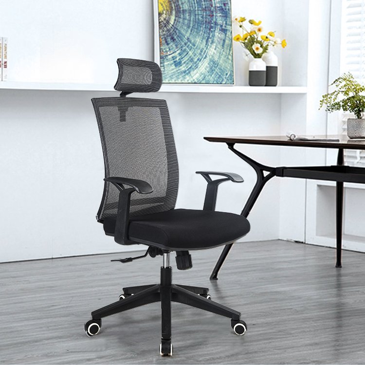 Silla ergonómica de malla para oficina