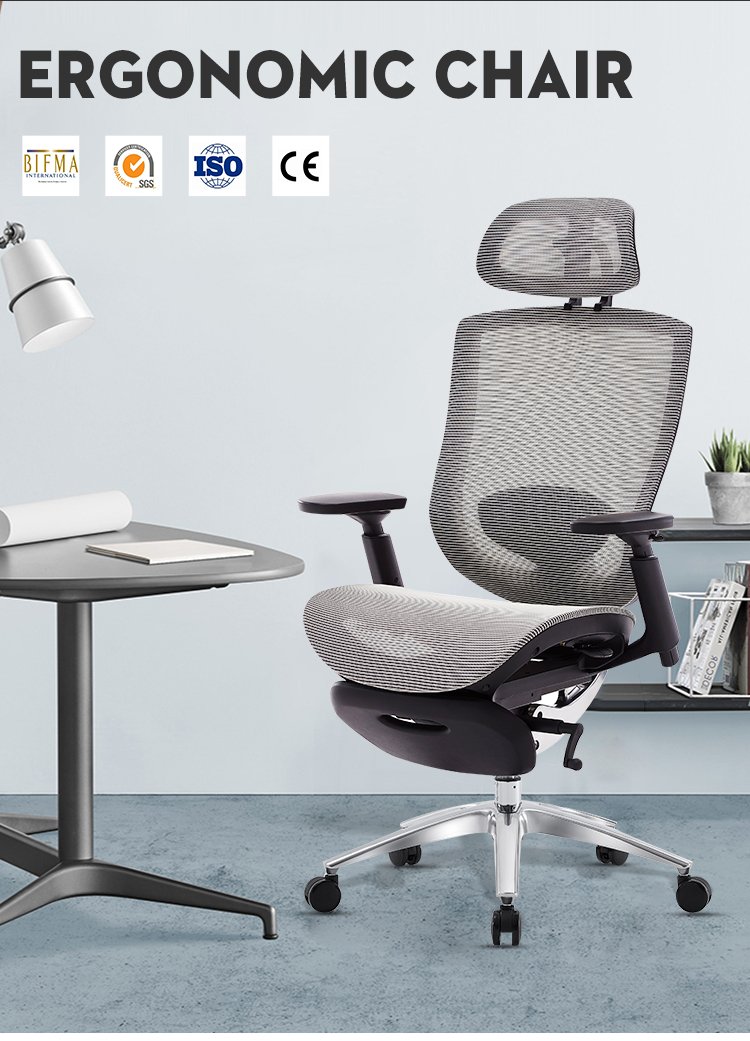 Silla de oficina con respaldo alto para personal