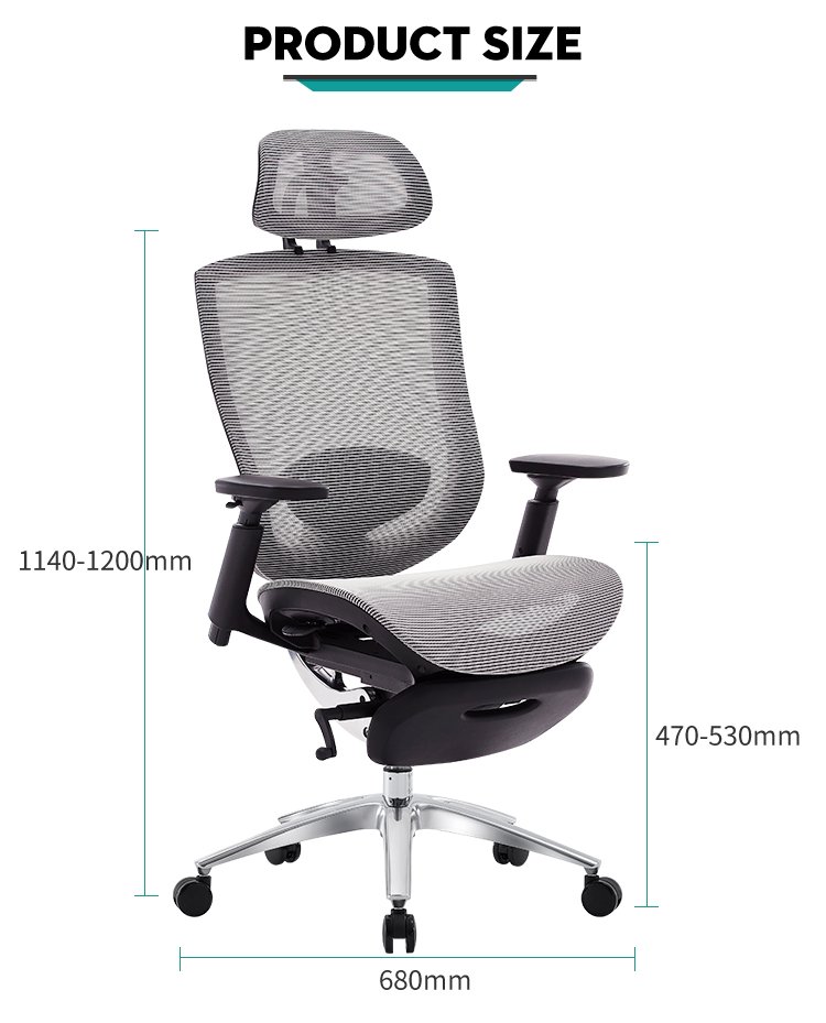 Silla de oficina con respaldo alto para personal