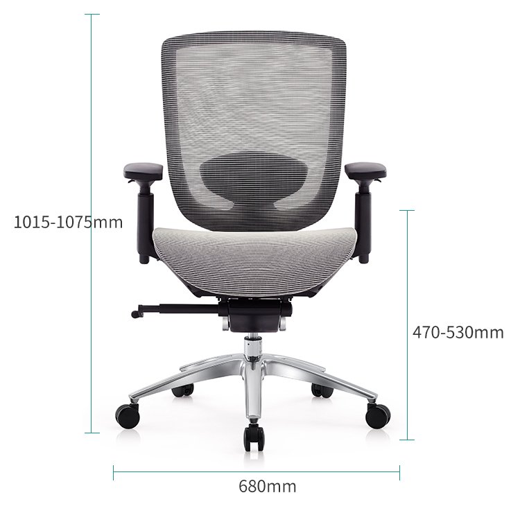 Silla de oficina con respaldo alto para personal