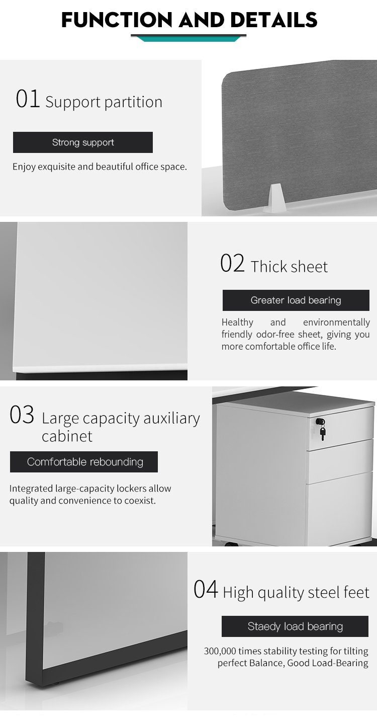 Modular Office Furniture Workstation Desk WARNOCK-ZYY-003