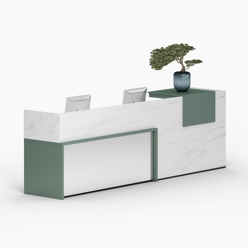 modern reception desk