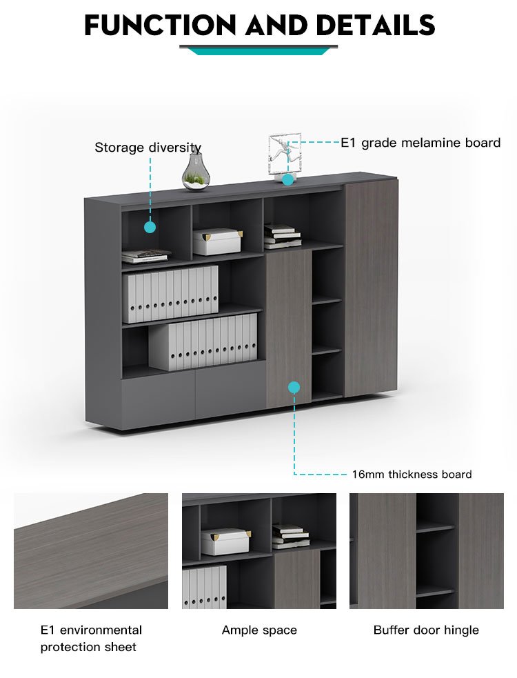 Wooden Filing Office File With Safe Filing Storage
