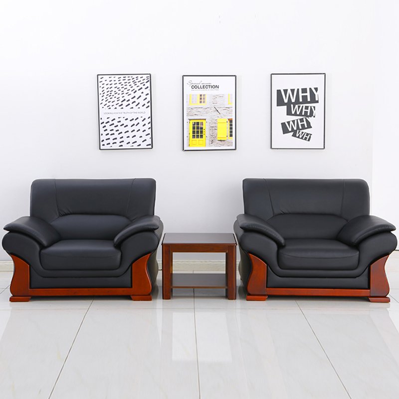 Traditional Leather Sofa Set