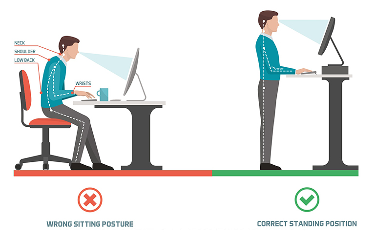 adjustable standing desk 