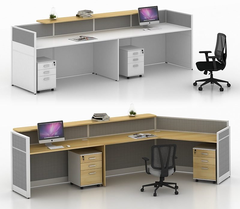 reception front desk with storage 