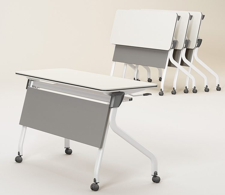 foldable training desk with wheels