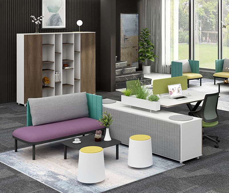 Heman office workstations & Coco modular sofas