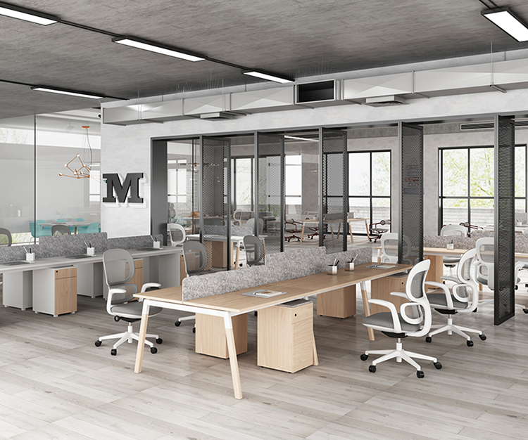 office furniture solution benching workstations