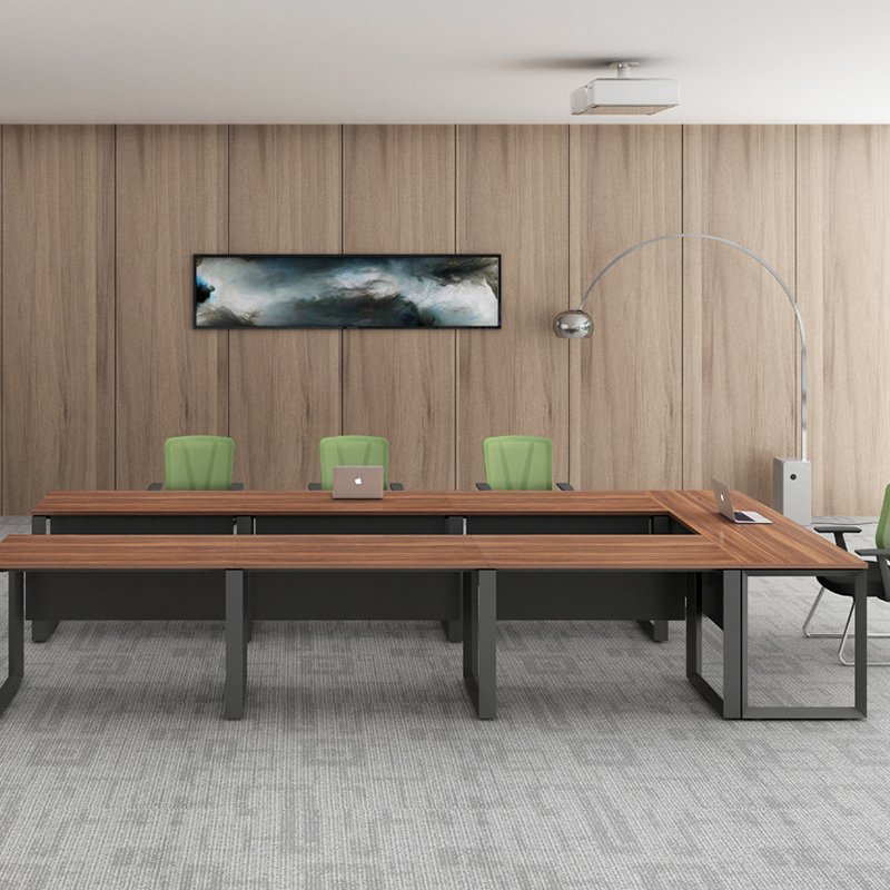 wood conference table