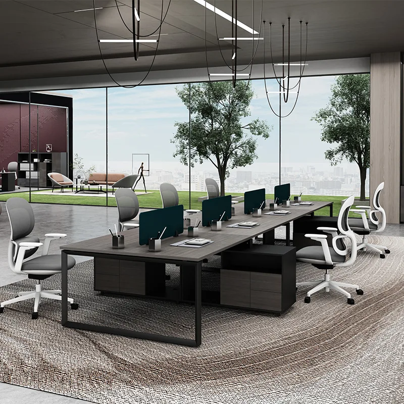 Hot Sale 8 People Office Staff Workstation