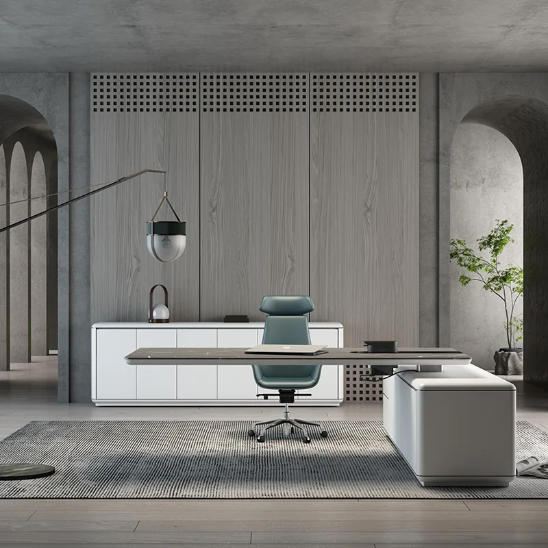 Modern Executive Office Desk Height Adjustable