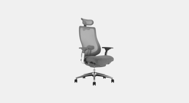 COLAMY 2577F Mesh Chair-Black Sedia da Ufficio in Maglia, Nero