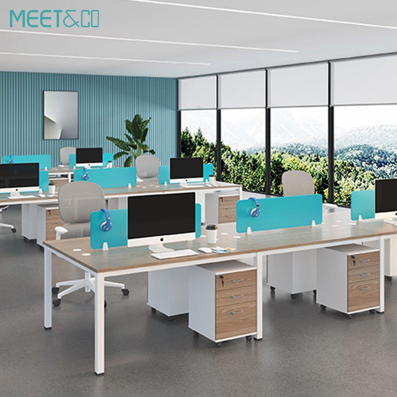 4 People Office Workstation Desk