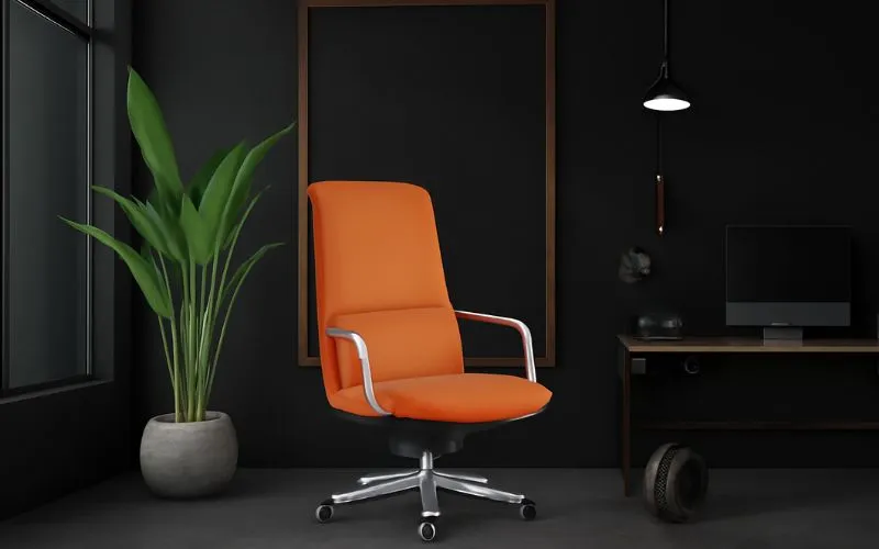 MIGE Executive Leather Office Chair with High Back