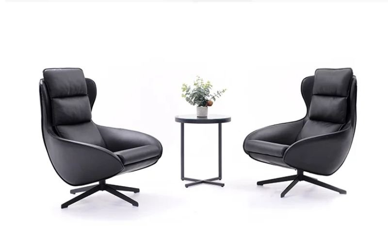 Single Seater Leather Office Sofa Armchair