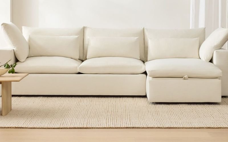 West Elm Harmony Modular 2-Piece Sleeper Sectional