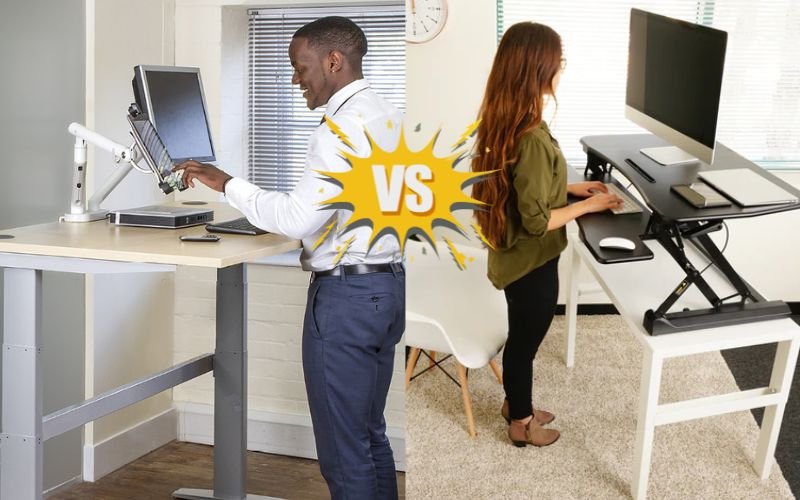 Rehausseur de bureau VS Rehausseur de bureau
