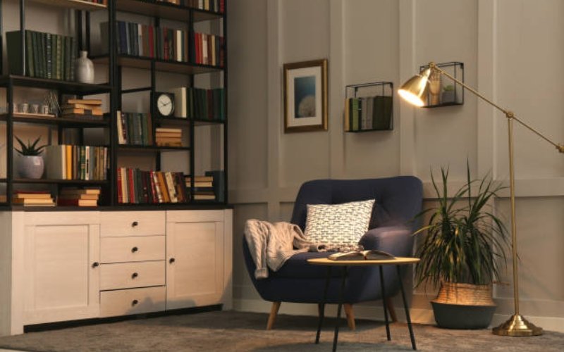 Cómoda zona de lectura