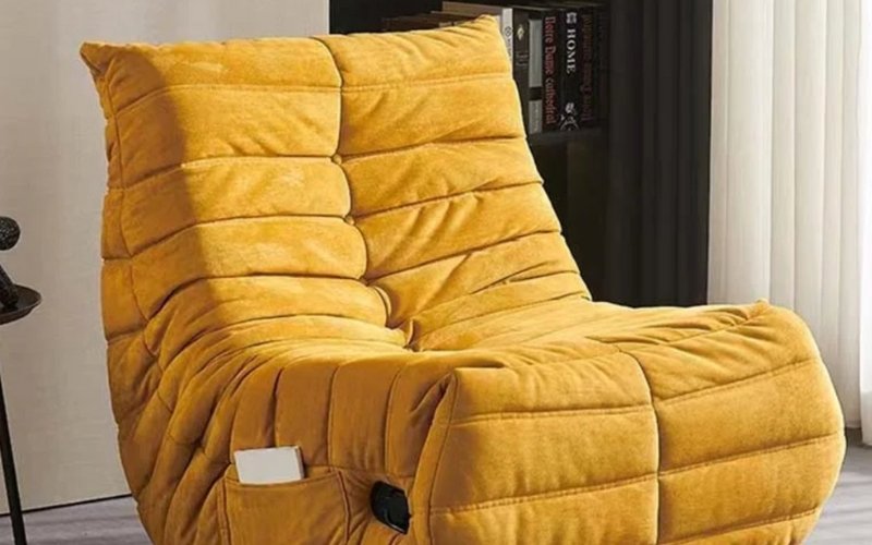 Sofá cama perezoso de tela reclinable para el hogar