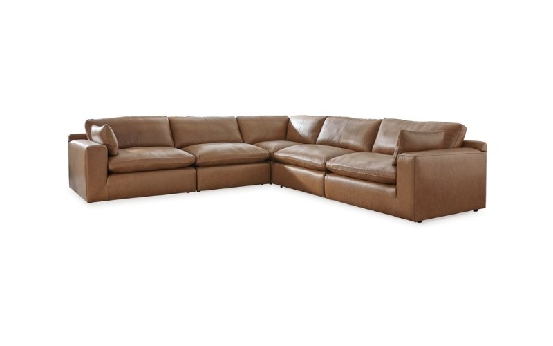 Ashley durable leather furniture sofa in the living room