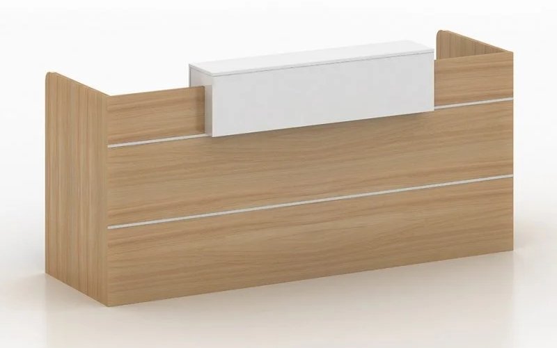 Commercial Melamine Reception Desk