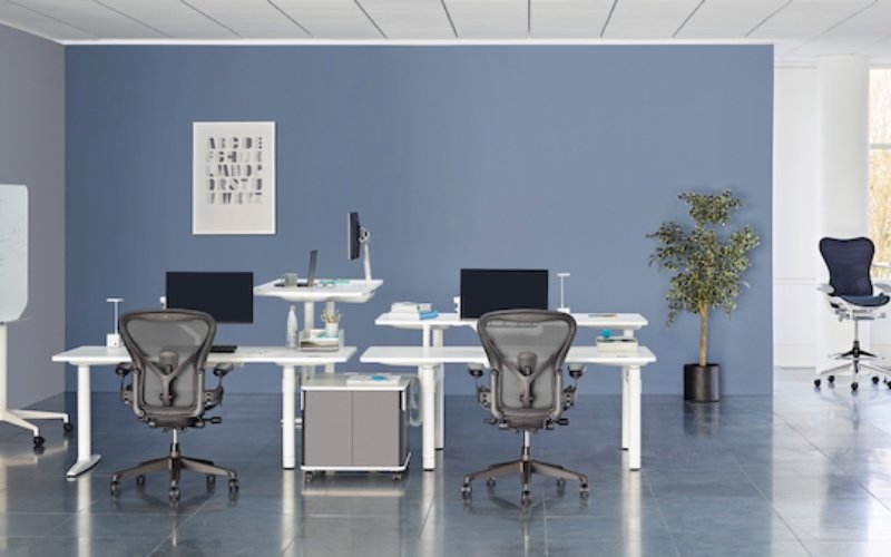 Herman Miller sit stand table