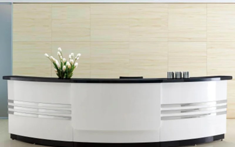 Modern Office Reception Desk