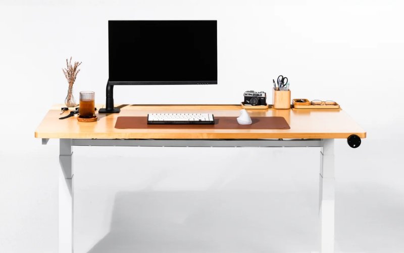 sit-stand desk designed for comfort
