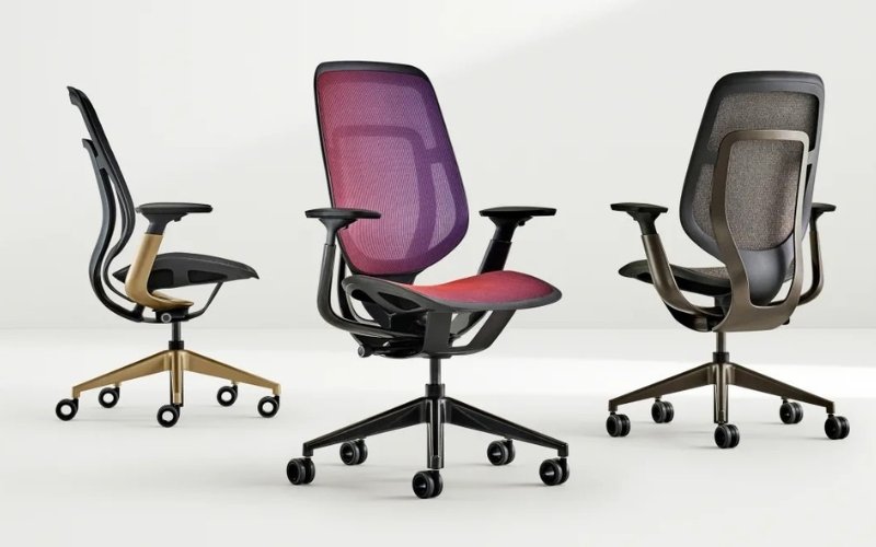 Steelcase Karman all-mesh ergonomic chair for home office with flexible design