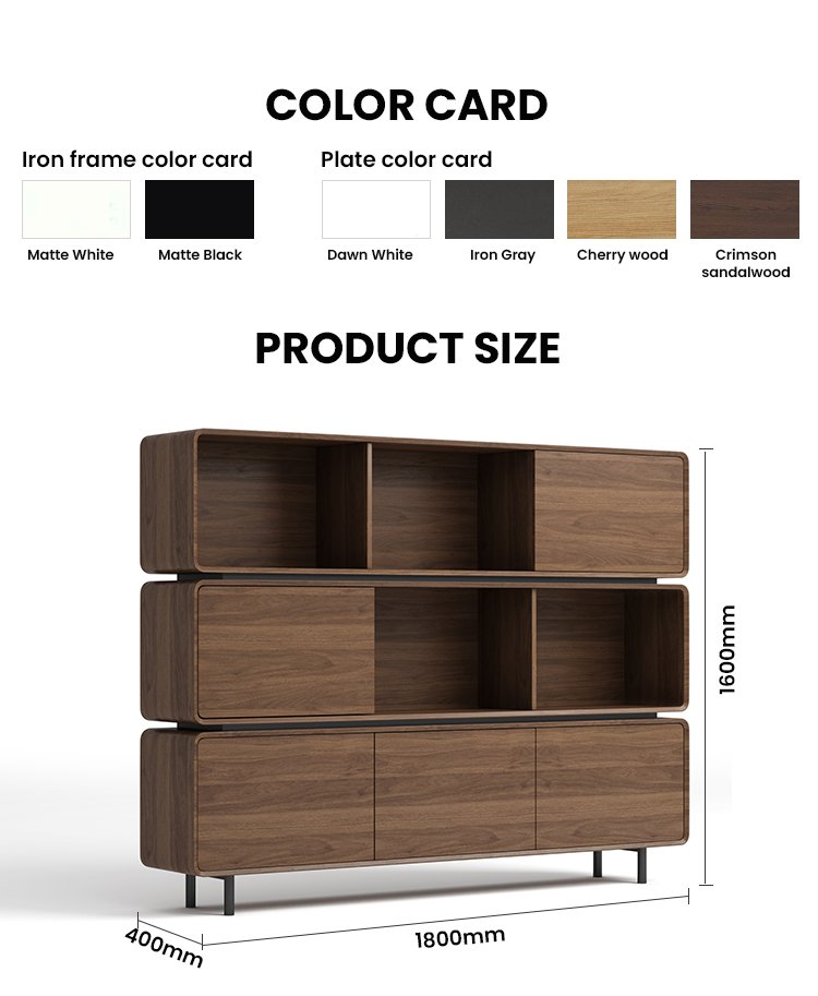 SENDI E Wood Office Filing Cabinet Features 5