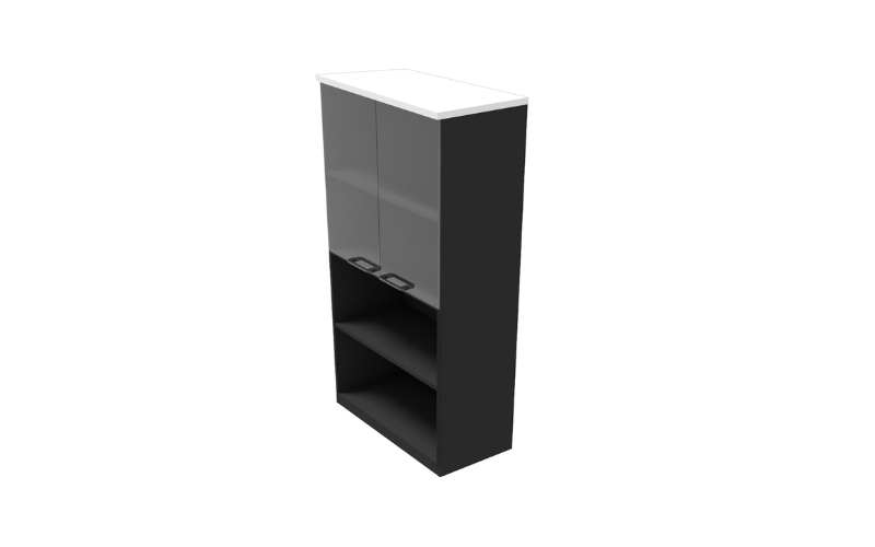 Ample Tall Cabinet with Glass Door