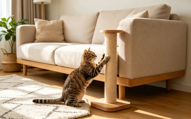 Where to Put Scratching Posts for Maximum Success